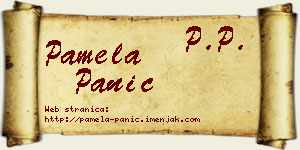 Pamela Panić vizit kartica